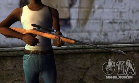 Sniper Rifle from The Walking Dead para GTA San Andreas