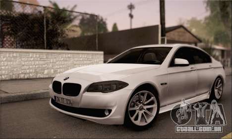 BMW 520d 2012 para GTA San Andreas