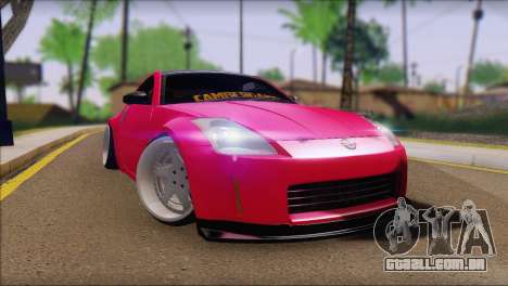 Nissan 350Z CAMBERGANG para GTA San Andreas