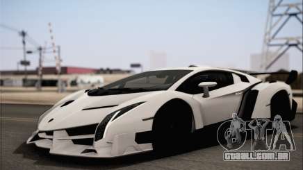 Lamborghini Veneno LP750-4 White Black 2014 HQLM para GTA San Andreas