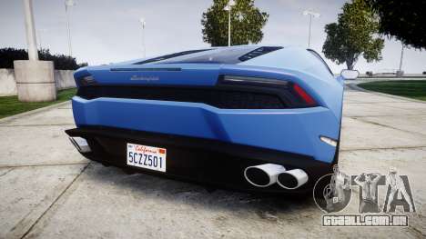 Lamborghini Huracan LP610-4 2015 para GTA 4