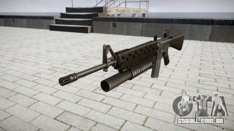Rifle M16A2 M203 sight3 para GTA 4