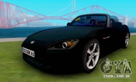 Honda S2000 para GTA San Andreas