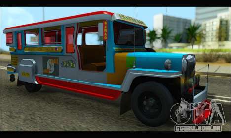 Jeepney Legacy para GTA San Andreas