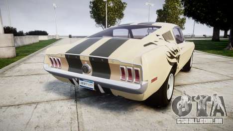 Ford Mustang GT Fastback 1968 Auto Drag III para GTA 4