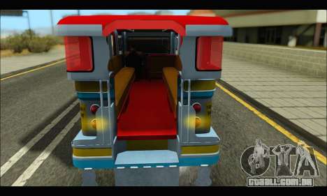 Jeepney Legacy para GTA San Andreas