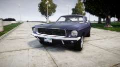 Ford Mustang GT Fastback 1968 Auto Drag III para GTA 4