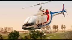 Malaysian Polis Helicopter Eurocopter Squirrel para GTA San Andreas