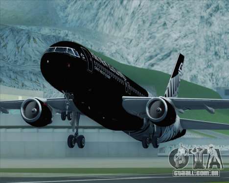 Airbus A320-200 Air New Zealand para GTA San Andreas