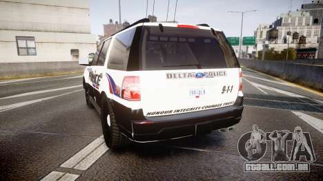 Ford Expedition 2010 Delta Police [ELS] para GTA 4