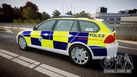 BMW 325d E91 2009 Sussex Police [ELS] para GTA 4