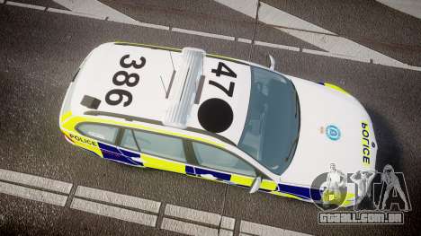 BMW 325d E91 2009 Sussex Police [ELS] para GTA 4