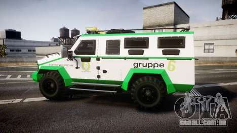Gruppe6 Van [ELS] para GTA 4
