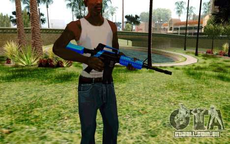 M4 Blue para GTA San Andreas