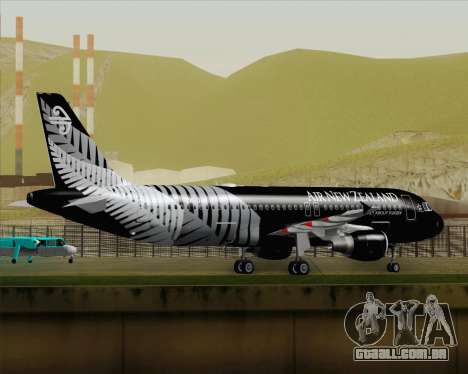 Airbus A320-200 Air New Zealand para GTA San Andreas