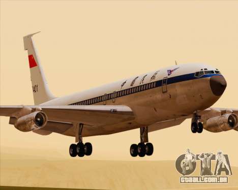 Boeing 707-300 CAAC para GTA San Andreas