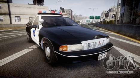 Chevrolet Caprice 1990 LCPD [ELS] Traffic para GTA 4