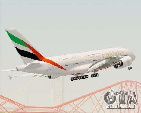 Airbus A380-800 Emirates (A6-EDH) para GTA San Andreas