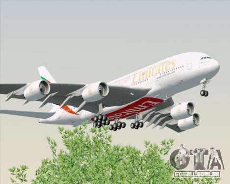 Airbus A380-800 Emirates (A6-EDH) para GTA San Andreas