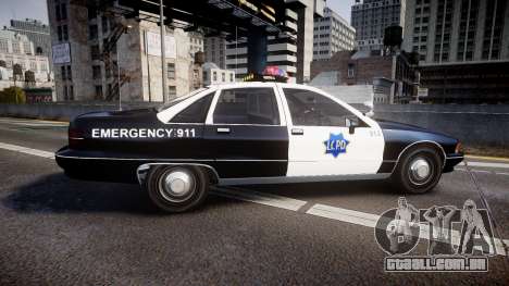 Chevrolet Caprice 1990 LCPD [ELS] Traffic para GTA 4