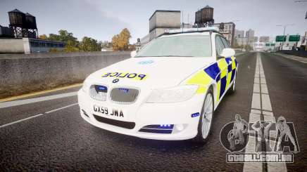 BMW 325d E91 2009 Sussex Police [ELS] para GTA 4