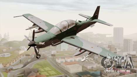 Embraer A-29B Super Tucano FAB para GTA San Andreas