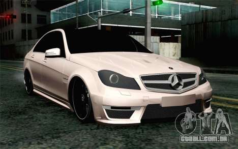 Mercedes-Benz C63 AMG para GTA San Andreas