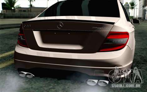 Mercedes-Benz C63 AMG para GTA San Andreas