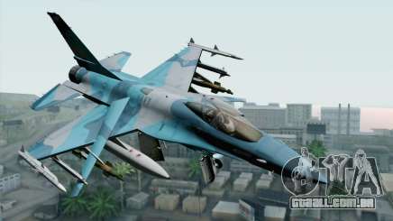 F-16C Fighting Falcon NSAWC Blue para GTA San Andreas