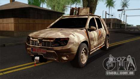 Dacia Duster Army Skin 4 para GTA San Andreas