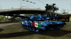 Azul de camuflagem militar, para o tanque para GTA San Andreas