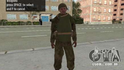 Os soldados do exército vermelho na armadura para GTA San Andreas