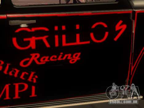 Volkswagen Super Beetle Grillos Racing v1 para GTA San Andreas