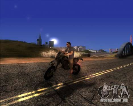 Kawasaki 150 SE Camo para GTA San Andreas