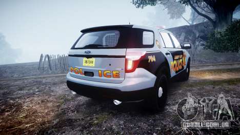 Ford Explorer Police Interceptor [ELS] marked para GTA 4