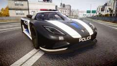 Koenigsegg Agera 2013 Police [EPM] v1.1 PJ3 para GTA 4
