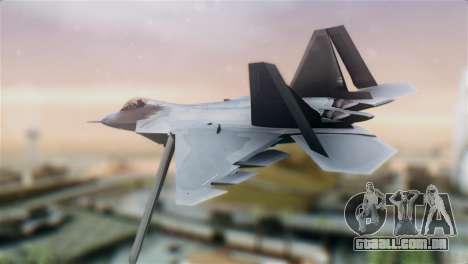 F-22 Raptor para GTA San Andreas