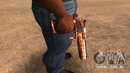 Red Splash Deagle para GTA San Andreas