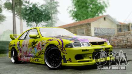 Nissan Skyline R33 Shiina Mashiro Itasha para GTA San Andreas