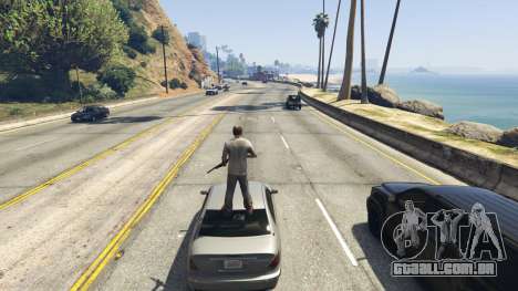 Stand On Moving Cars para GTA 5