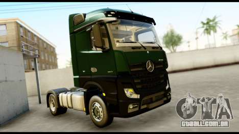 Mercedes-Benz Actros MP4 4x2 Exclusive Interior para GTA San Andreas