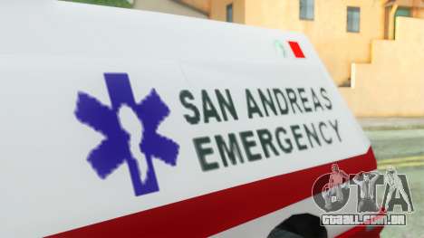 Premier Ambulance para GTA San Andreas