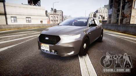 Ford Taurus 2010 Unmarked Police [ELS] para GTA 4