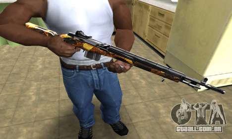 Gold Rifle para GTA San Andreas