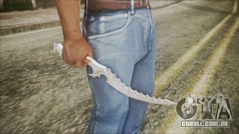 Colecionáveis chrome faca para GTA San Andreas