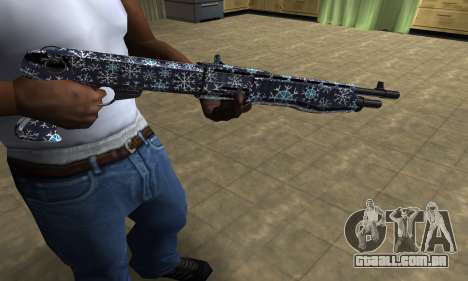 Snowflake Combat Shotgun para GTA San Andreas
