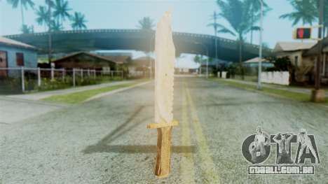Red Dead Redemption Knife Diego Skin para GTA San Andreas