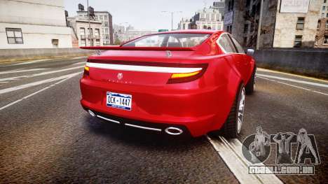 GTA V Ocelot Jackal liberty city plates para GTA 4