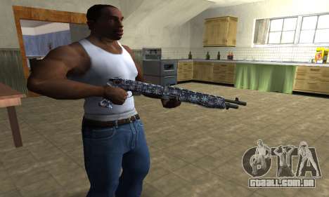 Snowflake Combat Shotgun para GTA San Andreas