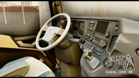 Mercedes-Benz Actros MP4 4x2 Exclusive Interior para GTA San Andreas